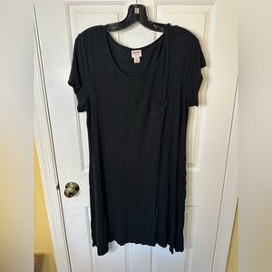 Mossimo Supply Co. Black Midi Dress